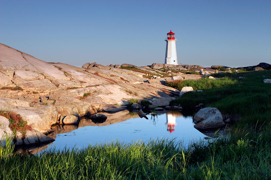 Canadian Lighthouse Reflection Photograph by Dan Leffel | Fine Art America