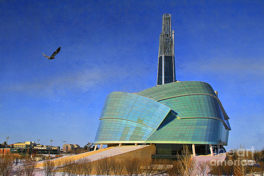 Architecture Photograph - Canadian Museum for Human Rights by Teresa Zieba