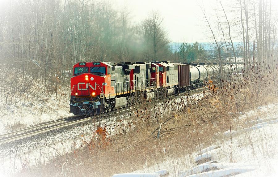 Canadian National Railway Vignette Photograph by Karl Anderson