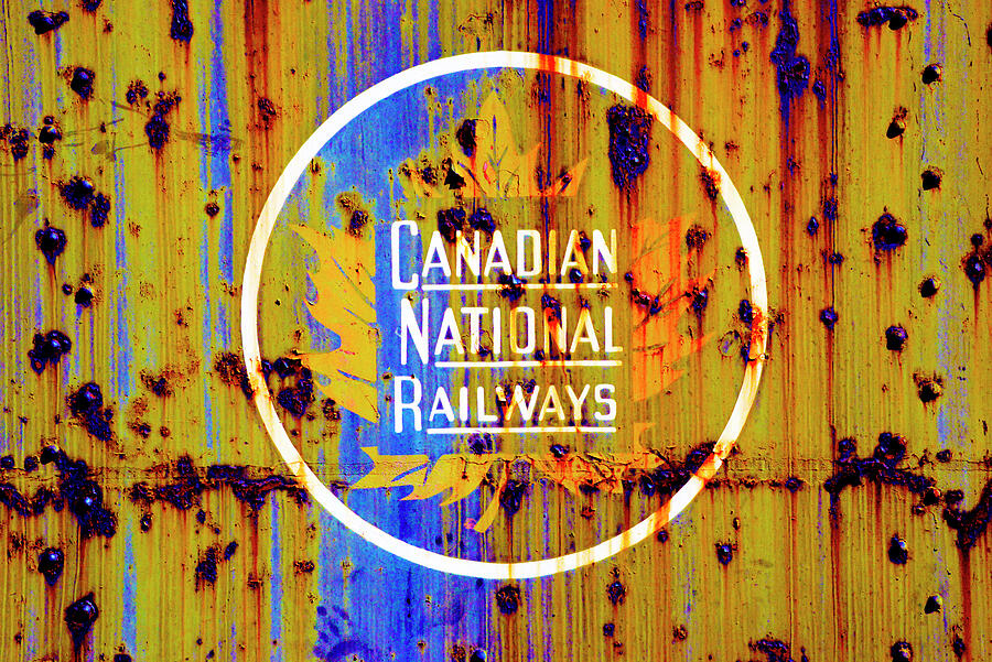 Canadian National Railways logo/sign Photograph by Paul W Faust - Impressions of Light
