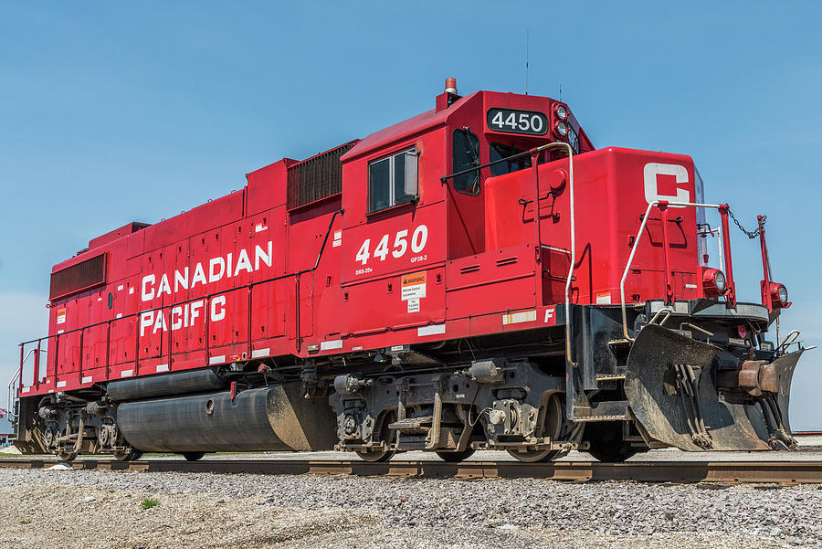 Canadian Pacific GP38-2 Sitting In Bensenville Yard. Photograph By ...