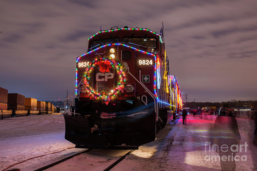 Canadian Pacific Holiday Train Photograph by David Parker Fine Art