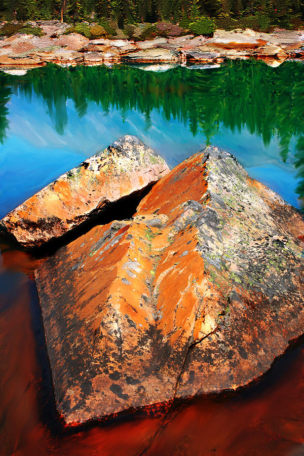Canadian Rockies Painting by Lisa Redfern