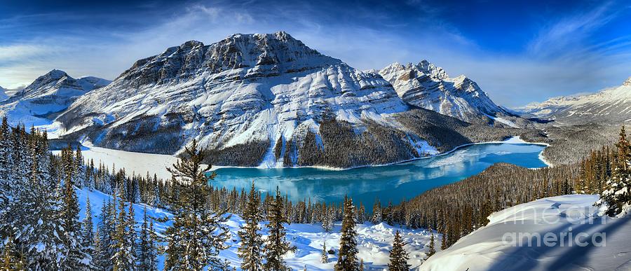 Canadian Rockies Winter Paradise Photograph by Adam Jewell