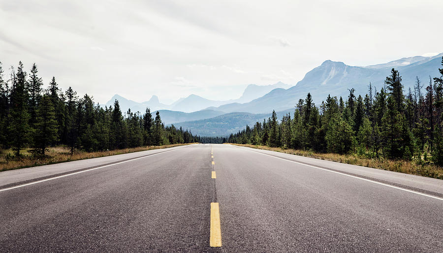 Jasper National Park Photograph - Canadian Rocky Road by Heather Applegate