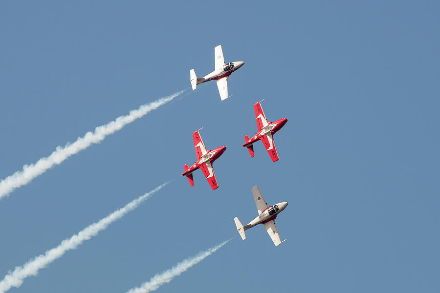 Canadian Snowbirds Photograph by Joe Tabb