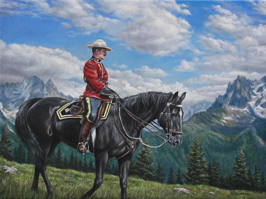Canadian Majesty Painting by Kim Lockman