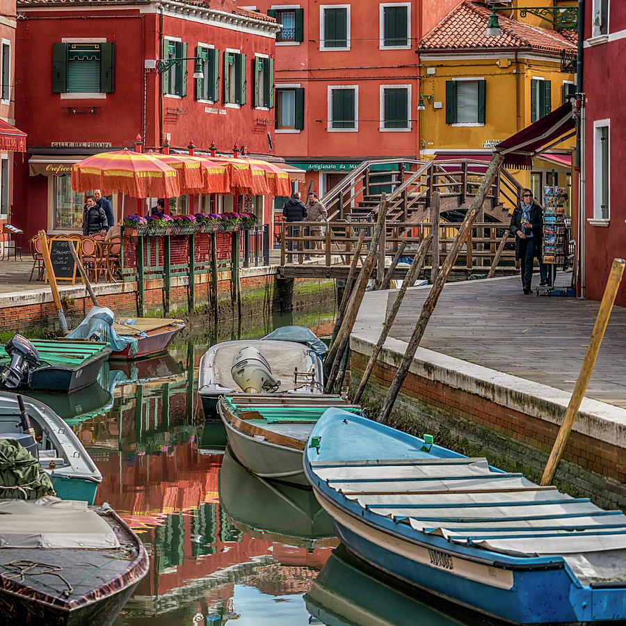 Canal Burano Venice _DSC5593_03072017 Photograph by Greg Kluempers
