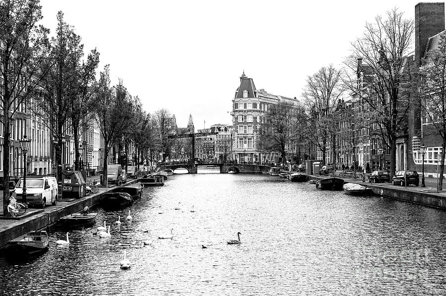 Canal Day in Amsterdam Photograph by John Rizzuto
