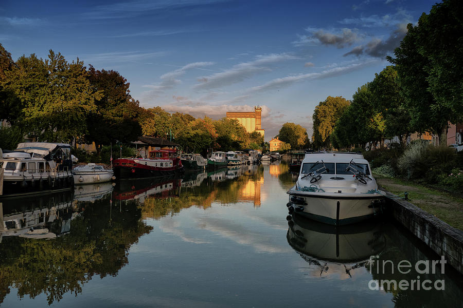 Canal de Garonne France Photograph by Lynn Bolt