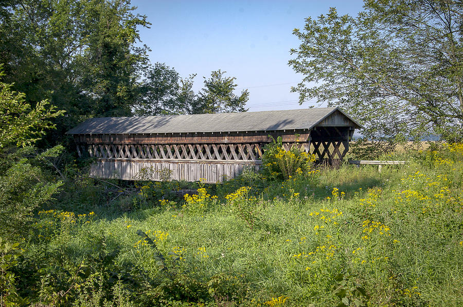 Canal Greenway Covered Bridge  Photograph by Jack R Perry