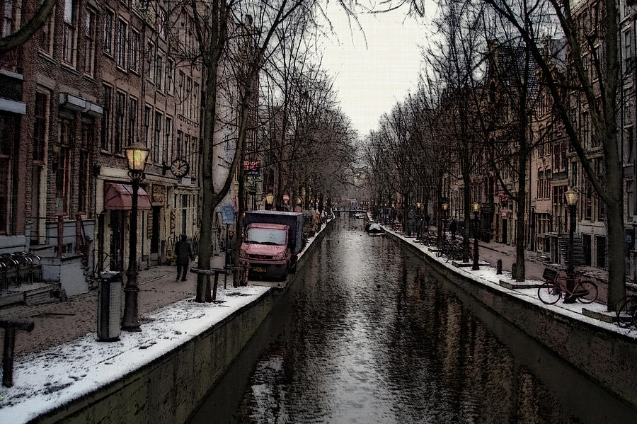 Canal In Amsterdam Photograph by Arline Wagner