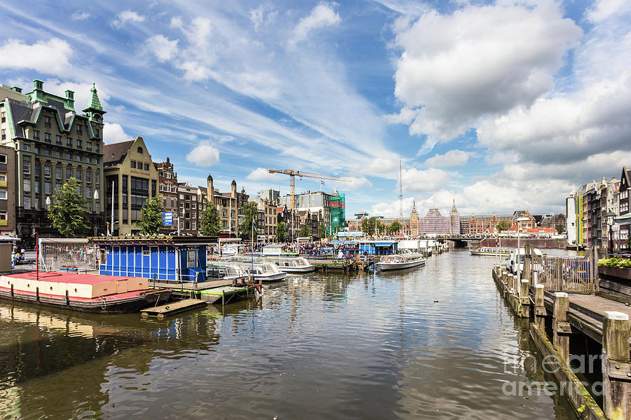 Canal in Amsterdam Photograph by Didier Marti