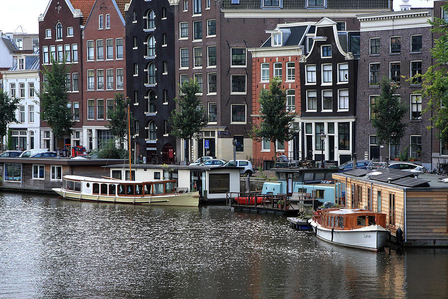 Amsterdam River Scene  Photograph by Aidan Moran