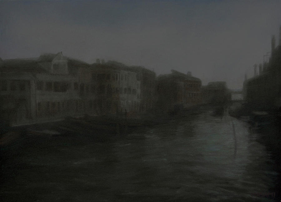 Canal Painting by Masami Iida
