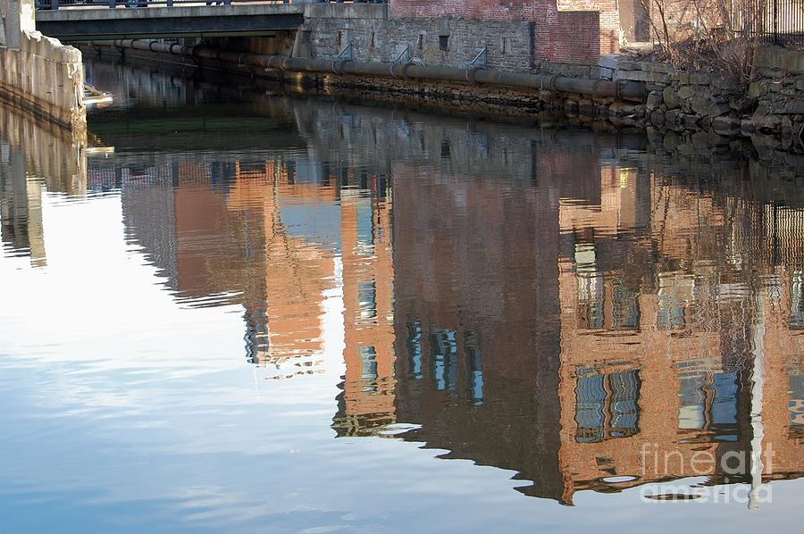 Canal Reflection Photograph by Mary McAvoy