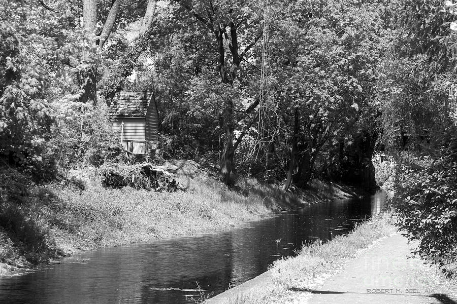 Canal Rising New Hope B W Photograph by Robert M Seel - Fine Art America