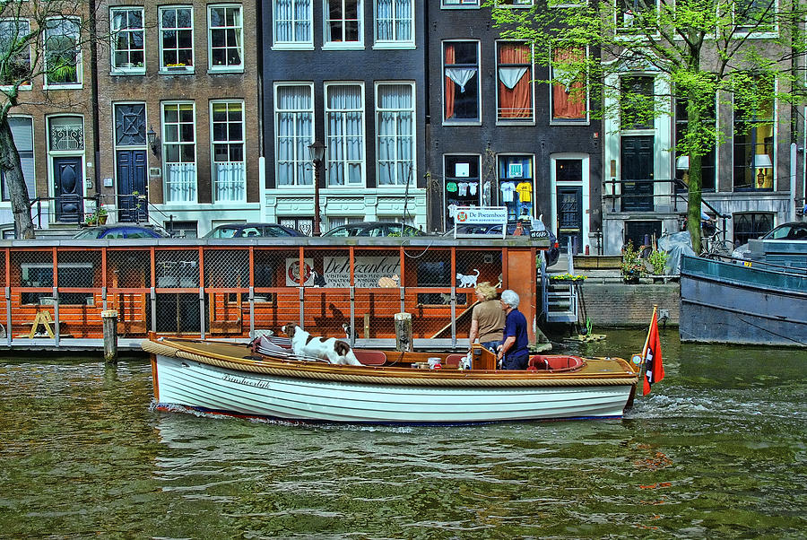 Amsterdam Canal Scene 10 Photograph by Allen Beatty