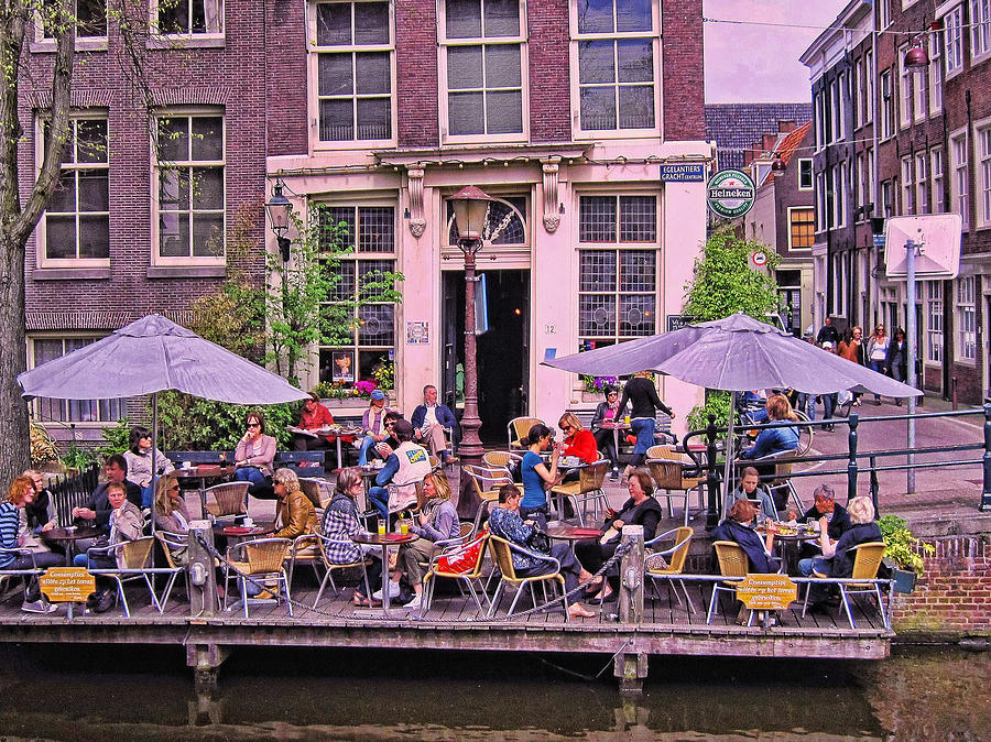 Amsterdam Canal Scene 4 Photograph by Allen Beatty