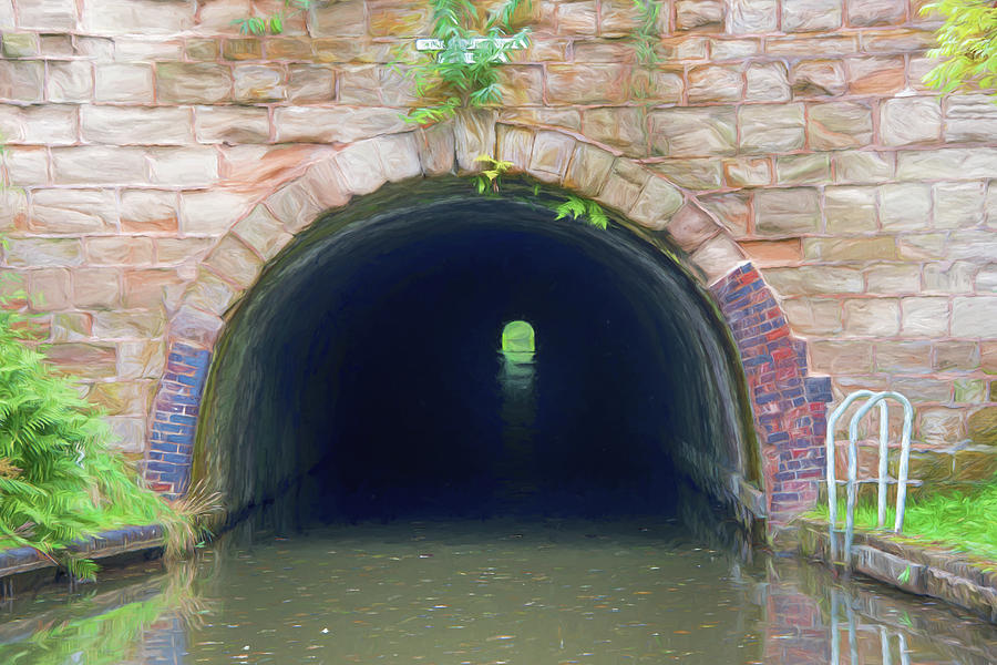 Canal Tunnel 3 Digital Art by Roy Pedersen