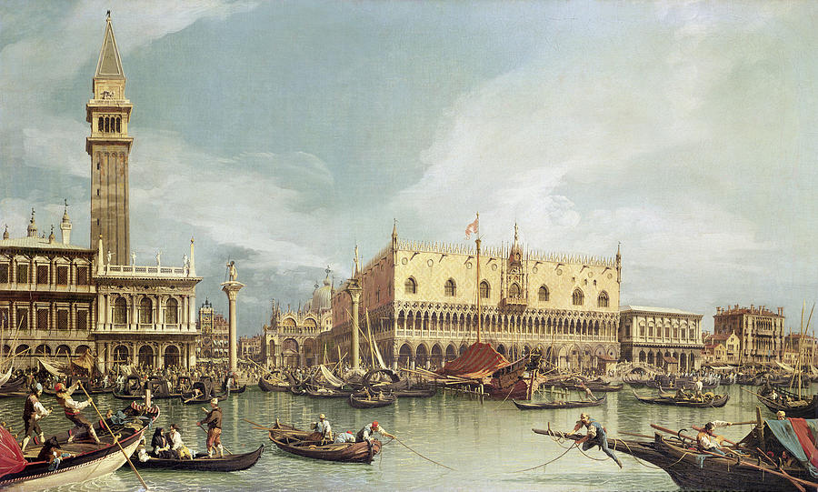 Canaletto Painting by MotionAge Designs