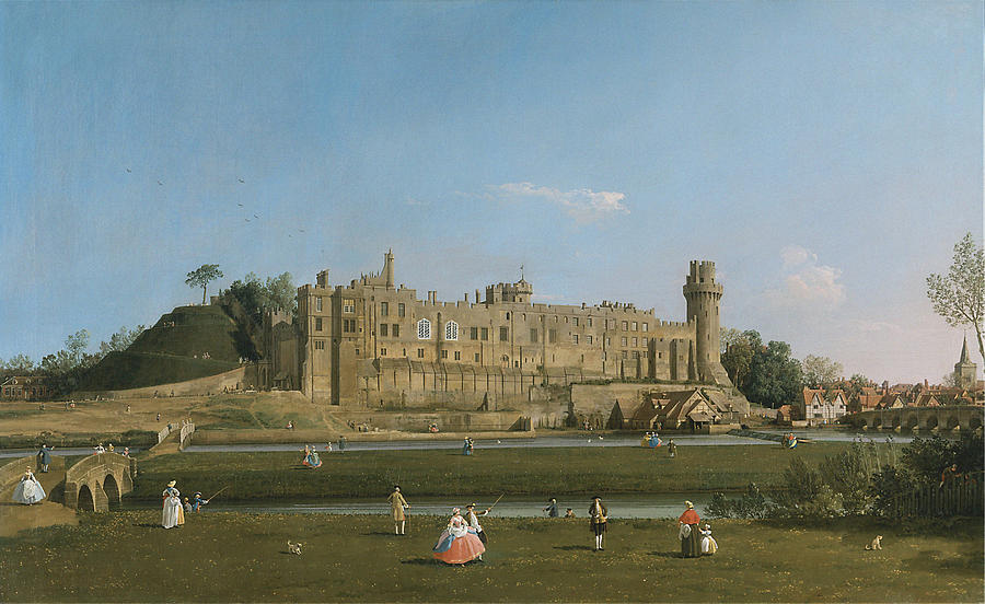 Canaletto Warwick Painting by Granger