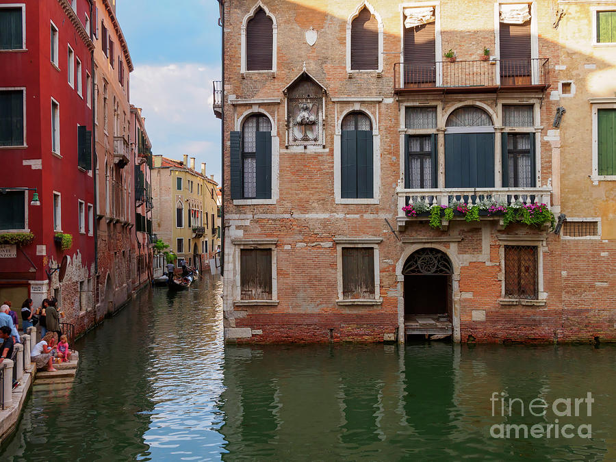 Canals and palaces in Venice Italy Photograph by Louise Heusinkveld
