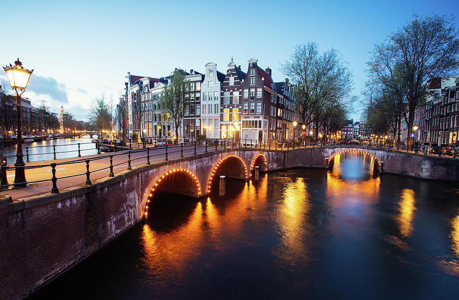 Canals Crossroads, Amsterdam Photograph by Francesco Riccardo Iacomino