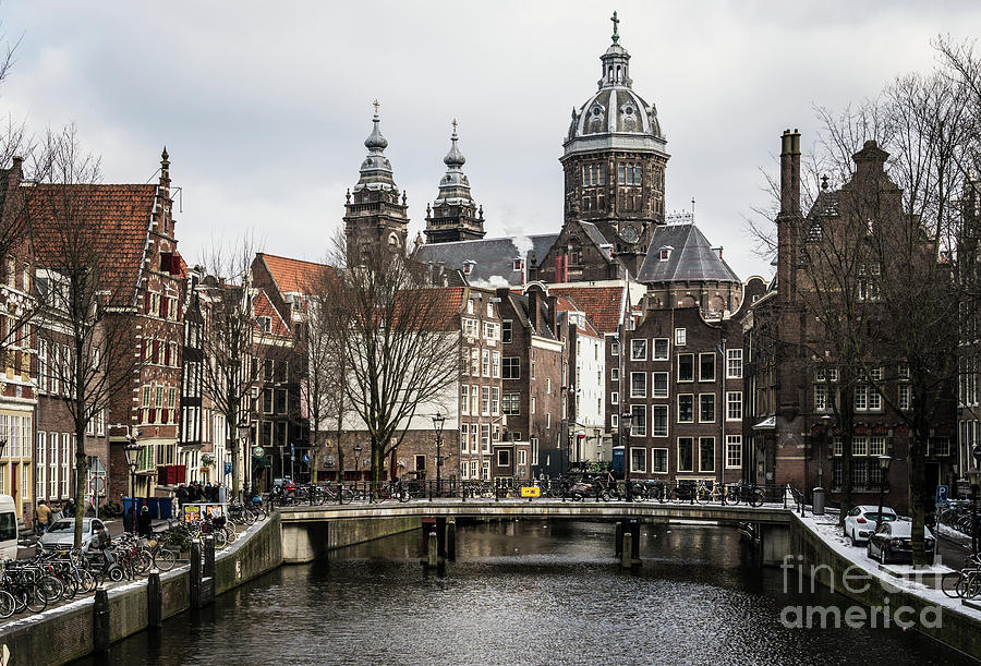 canals of Amsterdam Photograph by Didier Marti