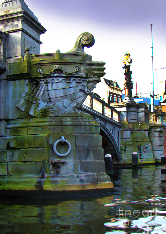 Bridge Photograph - Canals Of Amsterdam IV by Al Bourassa