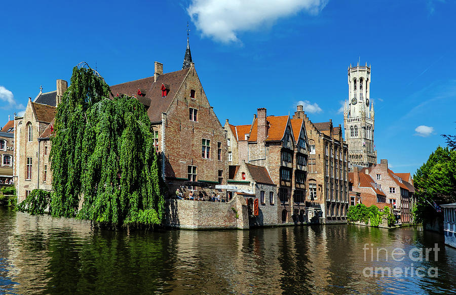 Canals of Bruges Photograph by Pravine Chester