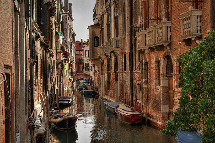Canals of Venice 001 Photograph by Lance Vaughn