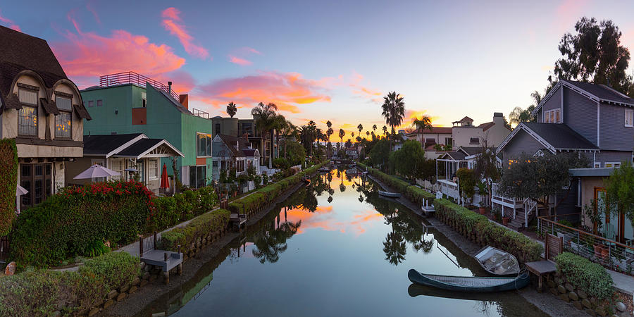 Canals of Venice Beach Photograph by Sean Davey