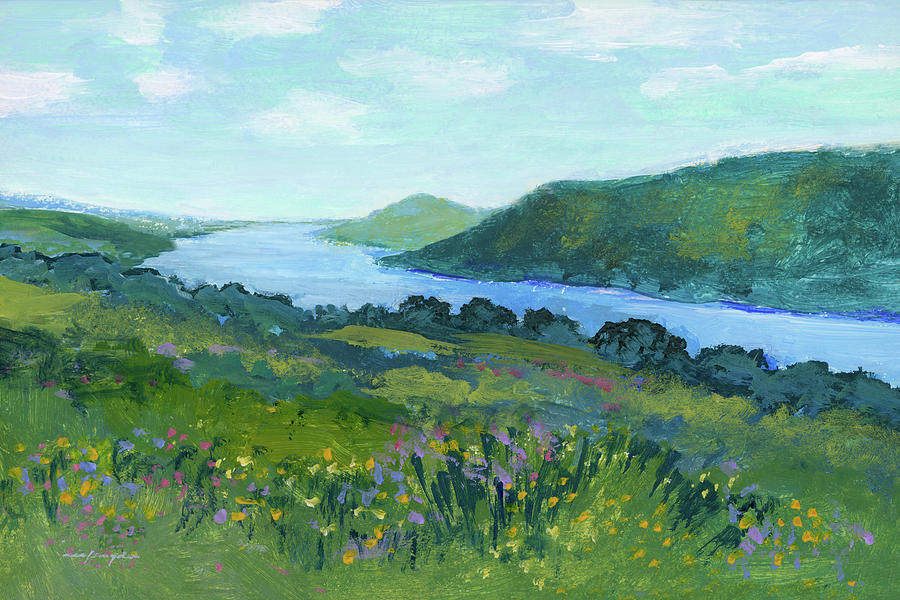 Canandaigua Lake II Painting by J Reifsnyder
