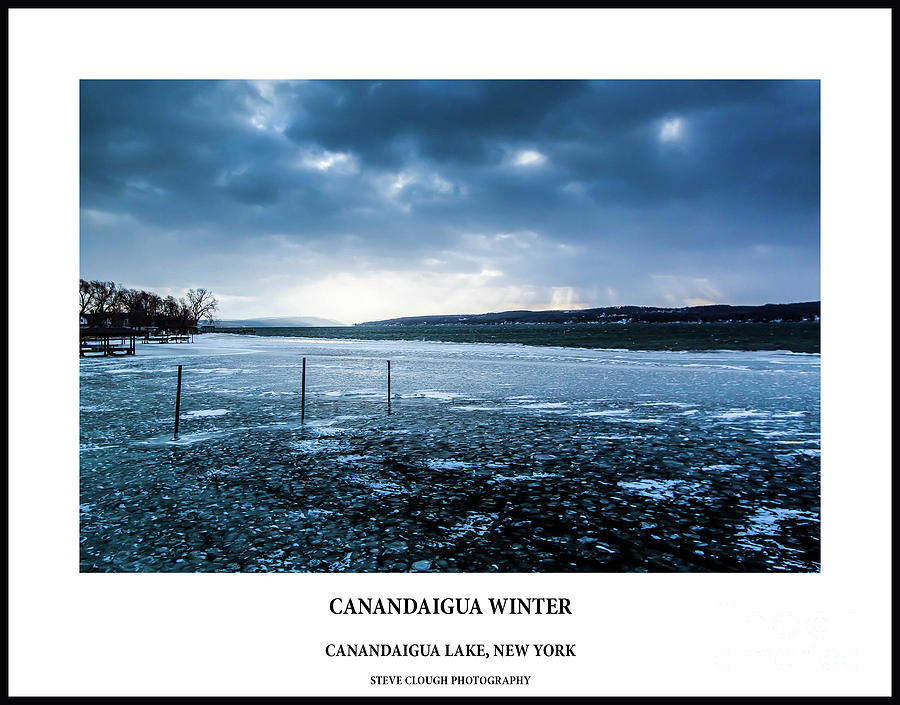 Winter Photograph - Canandaigua Lake Winter by Steve Clough