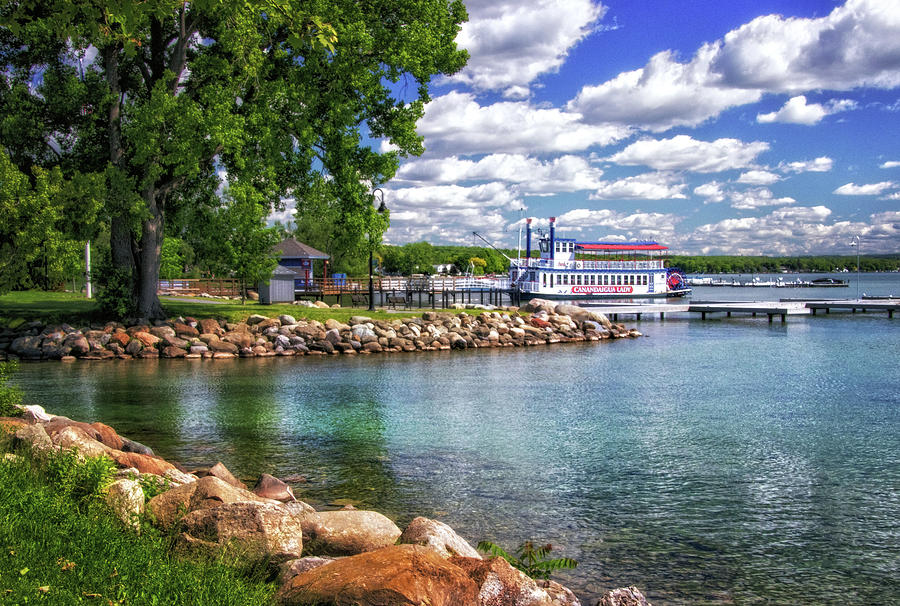 Tree Photograph - Canandaigua Lakefront by Carolyn Derstine