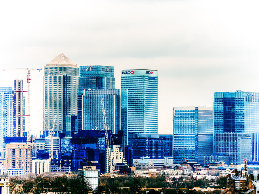 Canary Wharf Buildings In London Photograph By Emre Zengin