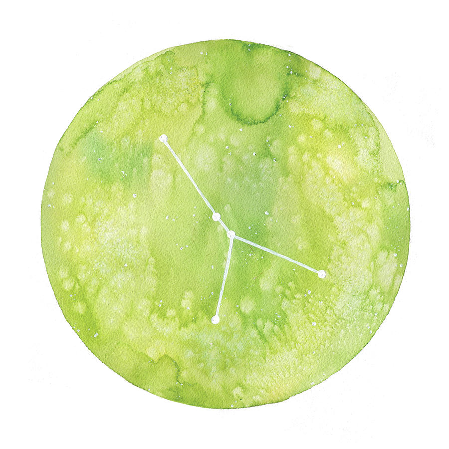 Lime Painting - Cancer by Stephie Jones