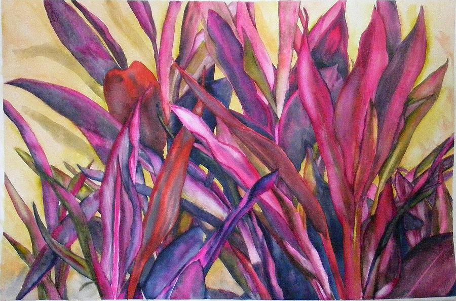 Cancun fires Painting by Diane Ziemski