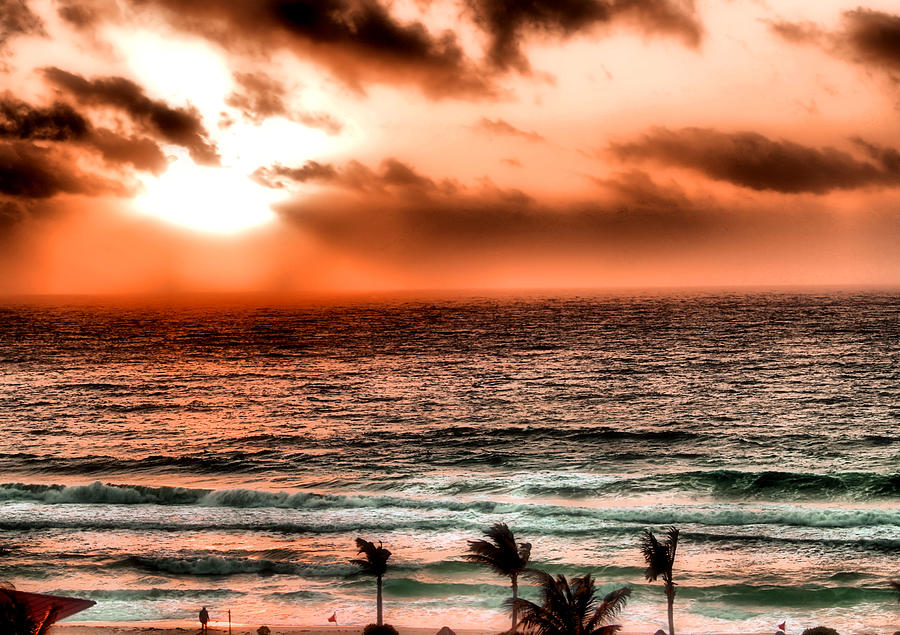 Sunrise Photograph - Cancun Sunrise 3 by Jimmy Ostgard