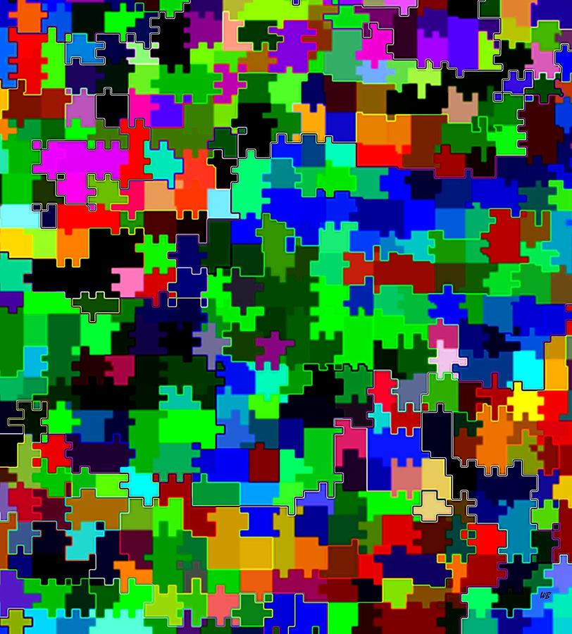 Abstract Digital Art - Candid Color 2 by Will Borden