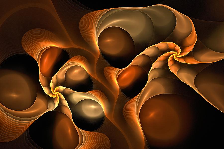 Candied Caramel Twists Digital Art by Doug Morgan