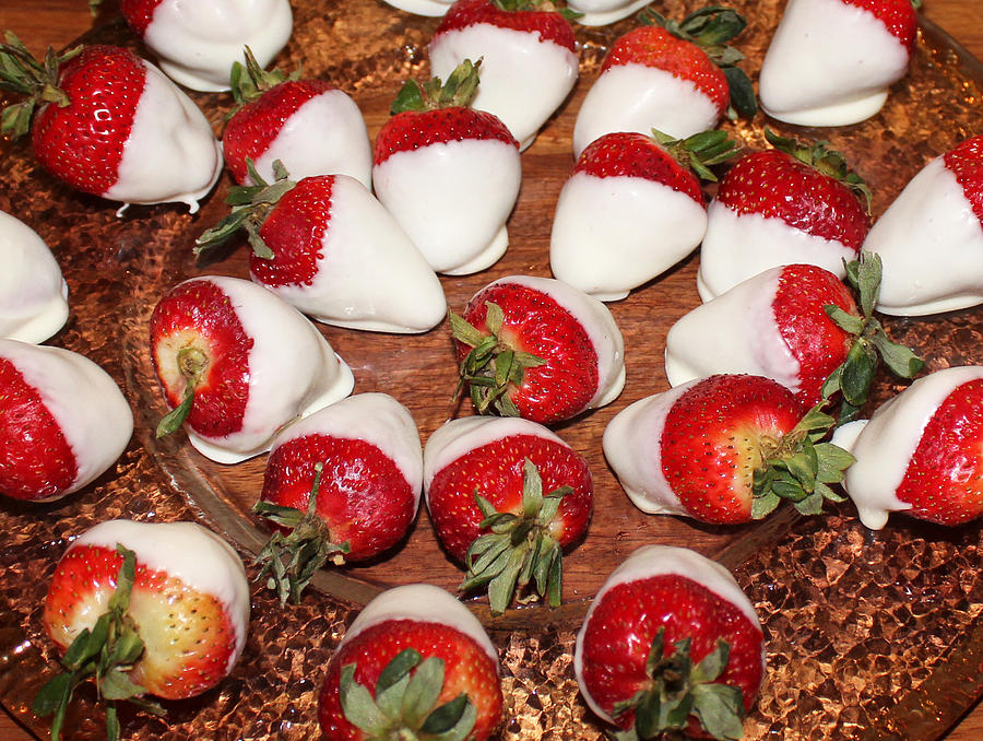 Strawberry Photograph - Candied Strawberries by Lorraine Baum
