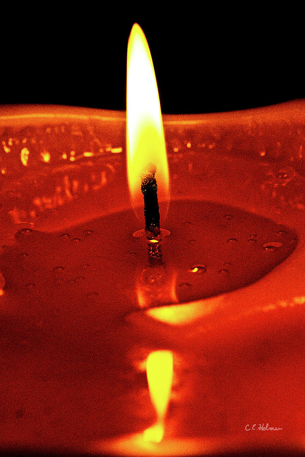 Candle Flame Photograph by Christopher Holmes