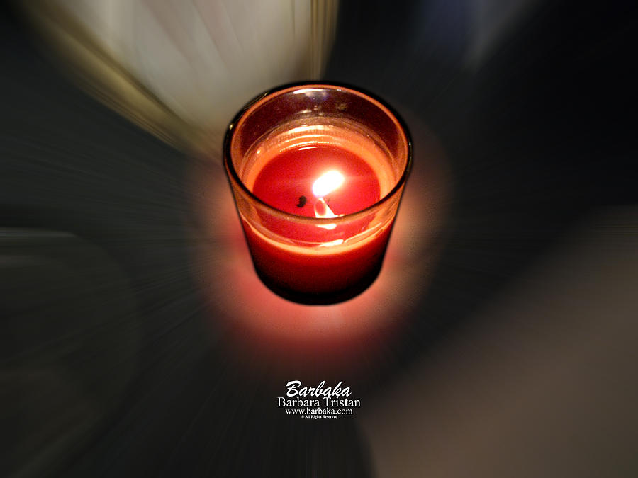 Candle Inspired #1173-3 Photograph by Barbara Tristan