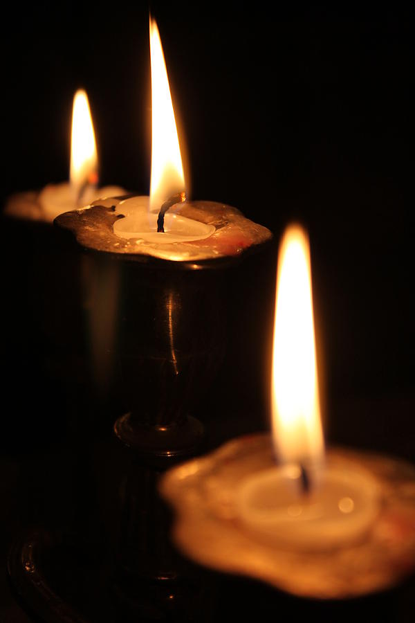 Candlelight Photograph by Lauri Novak