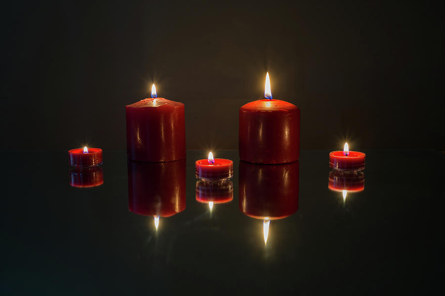 Candlelight Photograph by Linda Howes