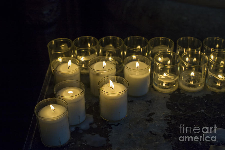 Candles for christmas Photograph by Patricia Hofmeester