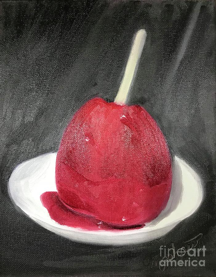 Candy Apple Painting by Sheila Mashaw