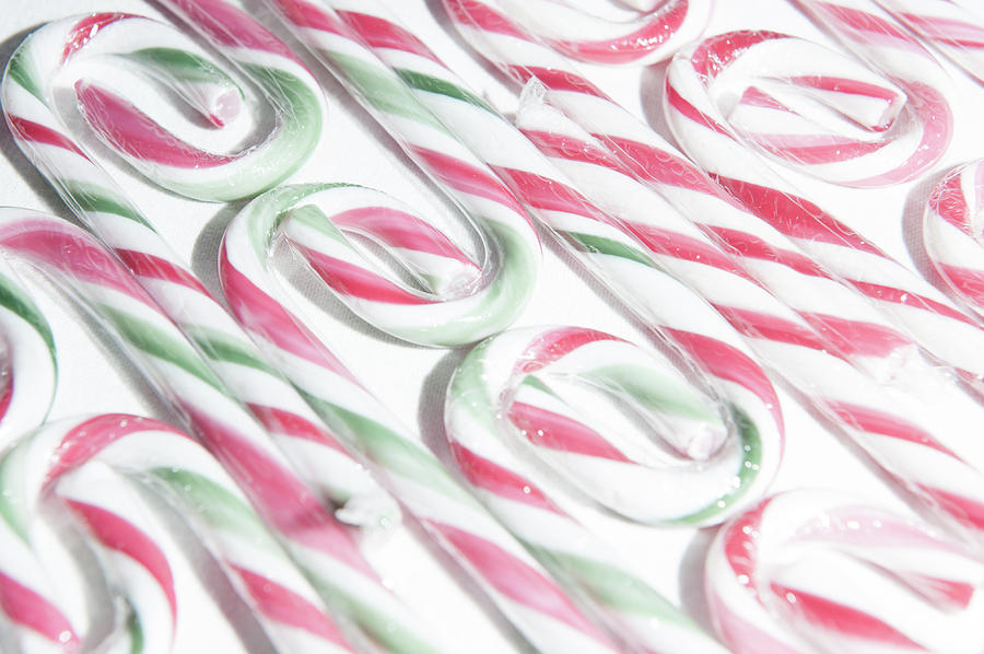 Candy Cane Swirls Photograph by Helen Jackson